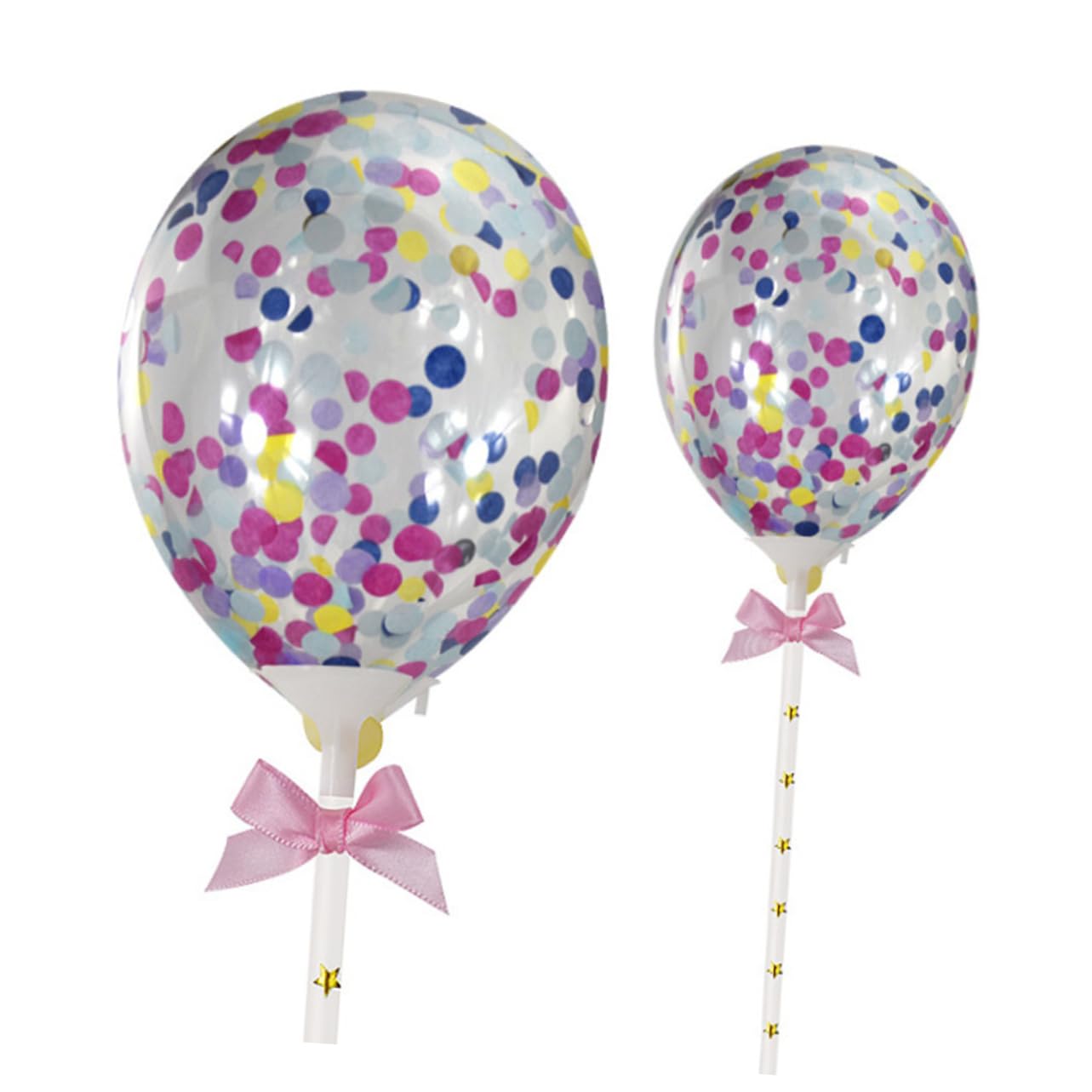 24 Piezas 5 globos de cumpleaños inflable balões balloons globos decorativos para fiestas globos azules decoraciones de pastel globos transparentes globos de confeti