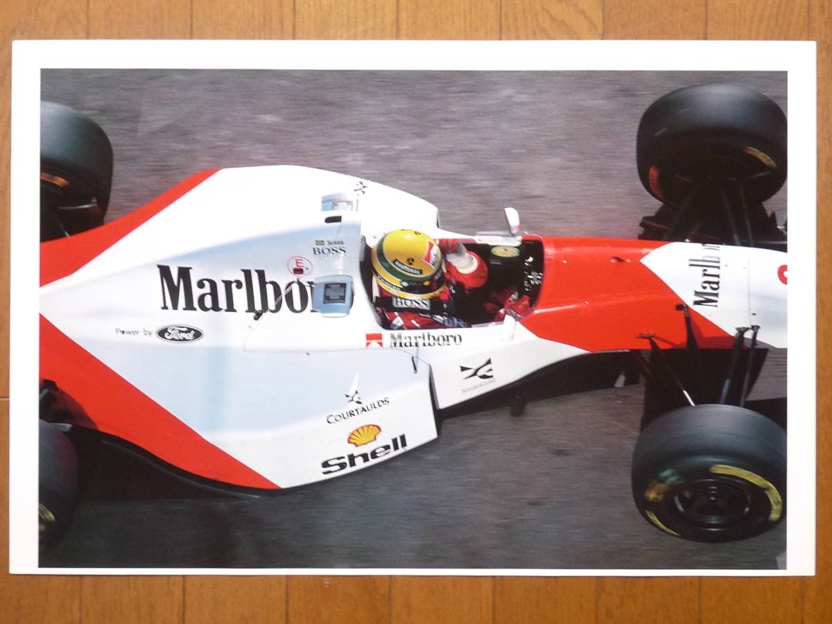 ○アイルトン・セナ 1992 モナコグランプリ 特大ポスター - スポーツ選手