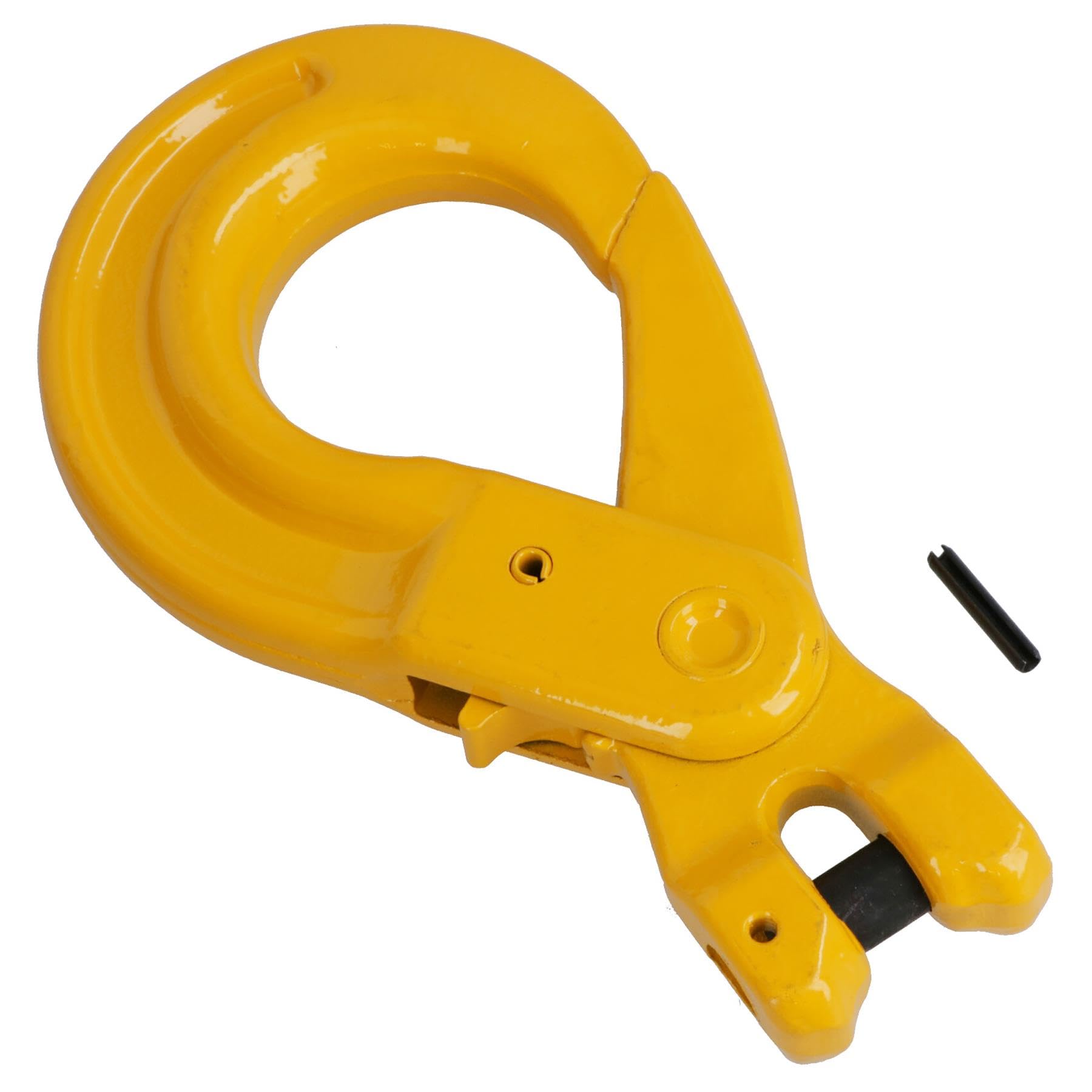 Clevis Sling - Cierre de seguridad con gancho de bloqueo automático W.L.L 2 toneladas para cadena de 7-8 mm, 4 piezas