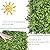 ODTORY Artificial Greenery Wall Roll, 40X120IN(33.5 sqft) UV-Anti Ivy Privacy Fence Wall Screen Faux Plant Panels Backdrop Boxwood Ivy Vine Leaf Hedge Fence for Indoor Outdoor Green Decor