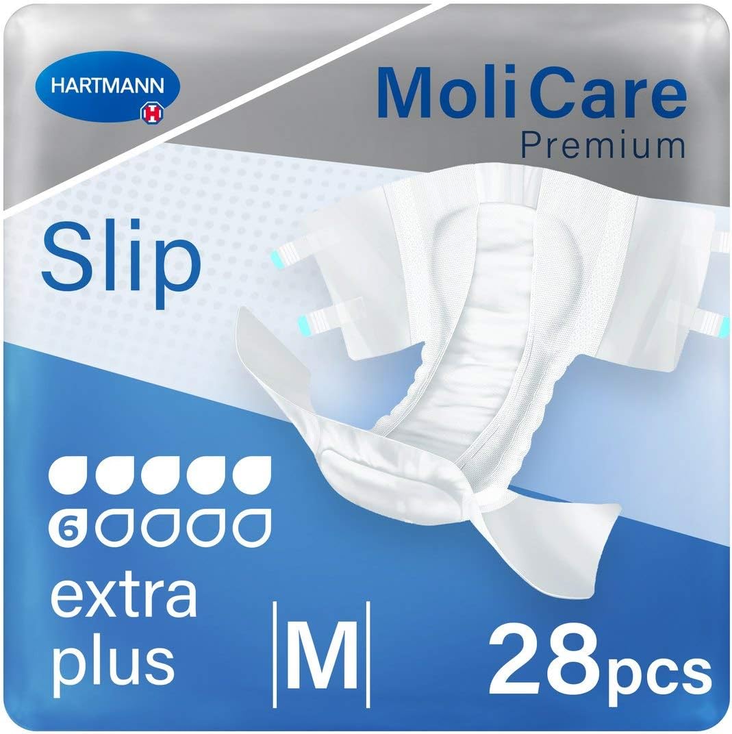 MoliCare Premium Slip Extra Plus Medium (2159ml) 28 Pack Incontinence Protection