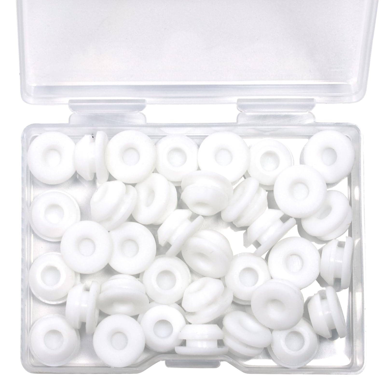 35 Pcs 6.5 mm Silicone Rubber Plugs for 6.5-7 mm (1/4"-9/32") Round Holes