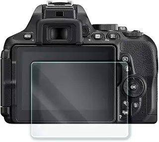 [MIWA CASES] Nikon D5600 / D5500 / D5300 向け 強化ガラス保護フィルム 液晶プロテクター 硬度9H 0.26mm厚ガラス ラウンドエッジ 互換性あり 互換品