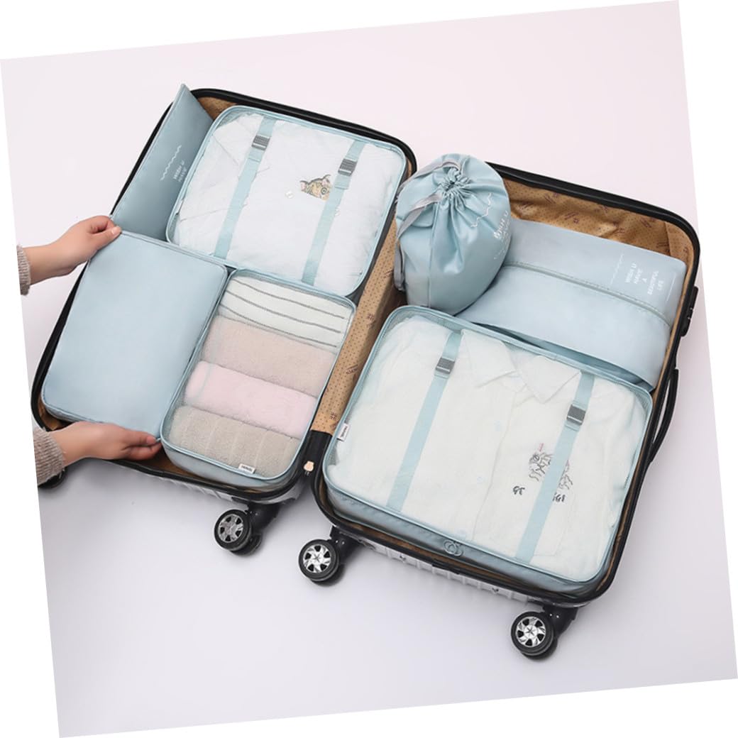 Didiseaon Porta Indumenti da Viaggio Cerniera Organizer Borse per Vestiti e Biancheria Intima Custodia per Articoli da Toeletta e Cosmetici da Viaggio