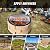 VEVOR X-Marks Fire Pit Grill Grate, Round Cooking Grate, Heavy Duty Steel Campfire BBQ Grill Grid with Handle and Support X Wire, Portable Camping Cookware for Outside Party & Gathering, 30 Inch Black