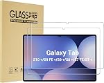 ProCase 2 Packs Screen Protector for Tablet Galaxy Tab S11/ Tab S10 Lite/Tab S10 FE 2025/Tab S9 FE 10.9"/ Tab S9 2023/ Tab S8 2022/ Tab S7 2020 11", Hardness Tempered Glass Screen Film Guard | Also for Galaxy Tab S8 / S7 (11" & 10.9"), HD Tempered Gl