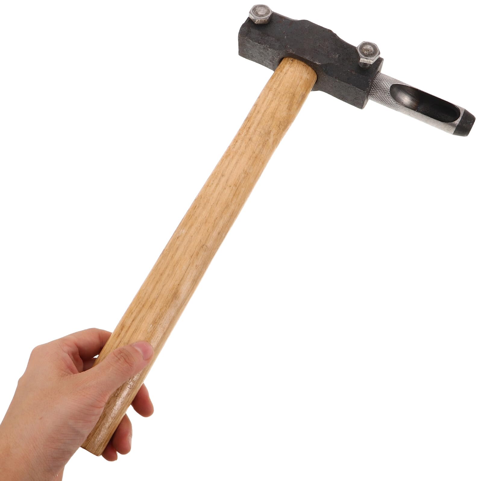 Herramienta de Inoculación de Troncos para Hongos, Perforadora | Madera y Acero, para Shiitake y Oreja de Madera, Tamaños de Orificio Constantes, Solución Multifuncional de Siembra