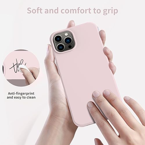 Miniatura 2 de FUNMIKO Funda compatible con iPhone 15 Pro Max con protector de pantalla, funda de silicona suave y sedosa líquida, diseñada a la moda para mujeres