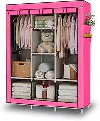 Guarda Roupa Dobrável Organizador De Roupa Vinho 88130b
