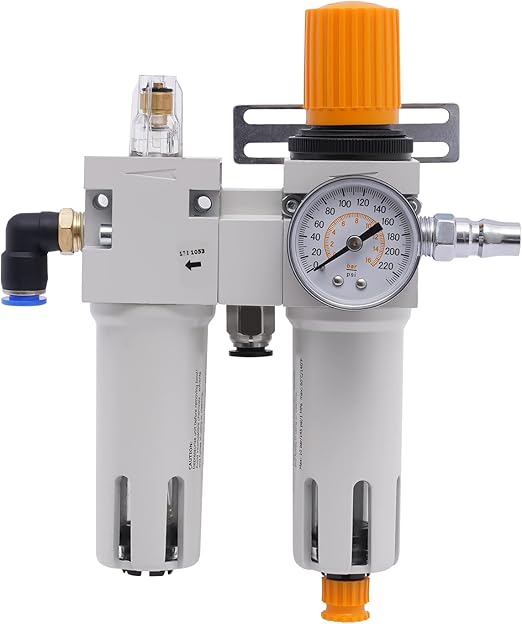 1/2" NPT Tire Changer Air Pressor Oil Water Regulator