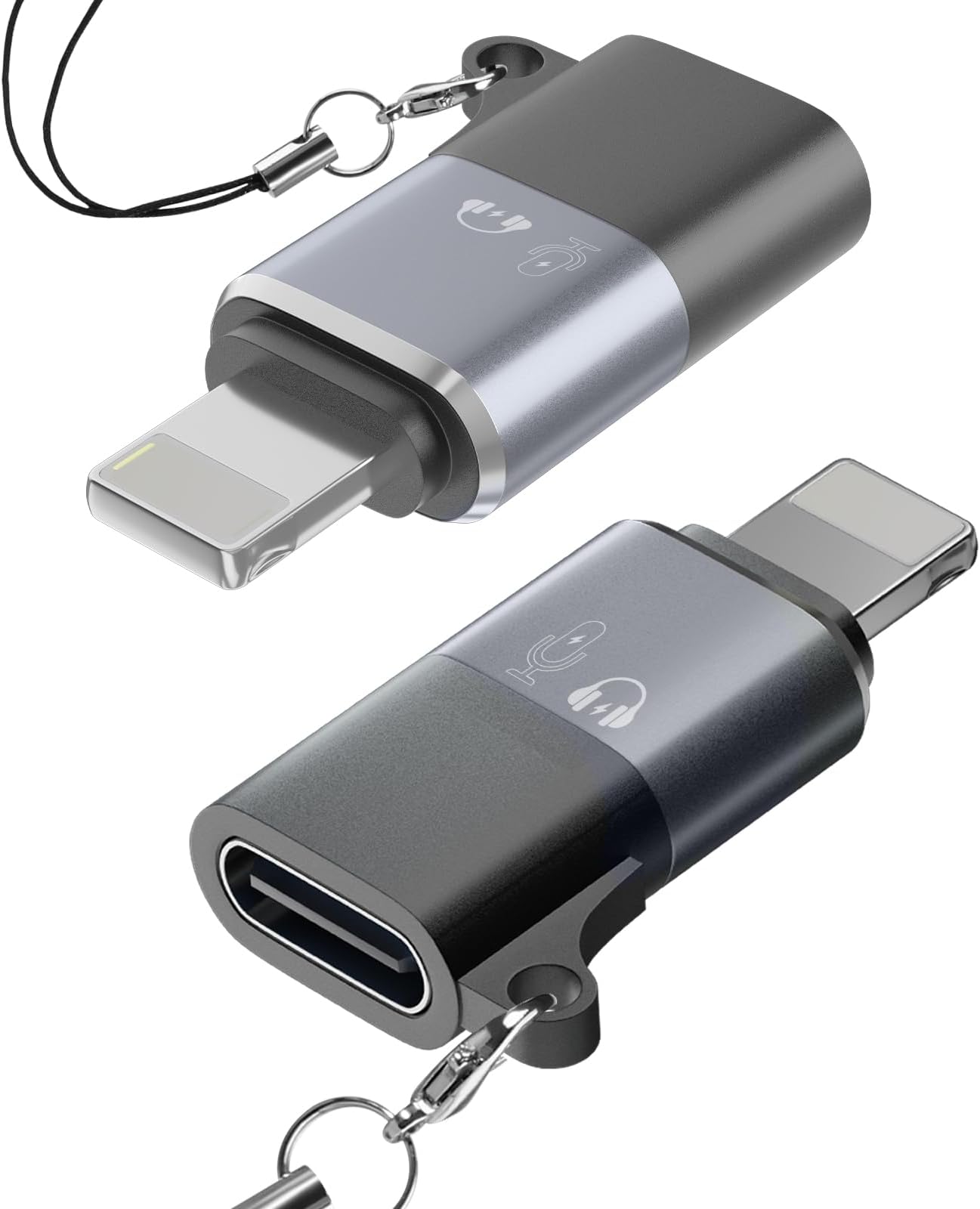 for DJI Mic Mini USB C to Lighting Mobile Phone Adapter-USB C OTG Adapter, Suitable for 14/13/12 Mobile Phone Microphones, Card Readers, and Sound Card Devices