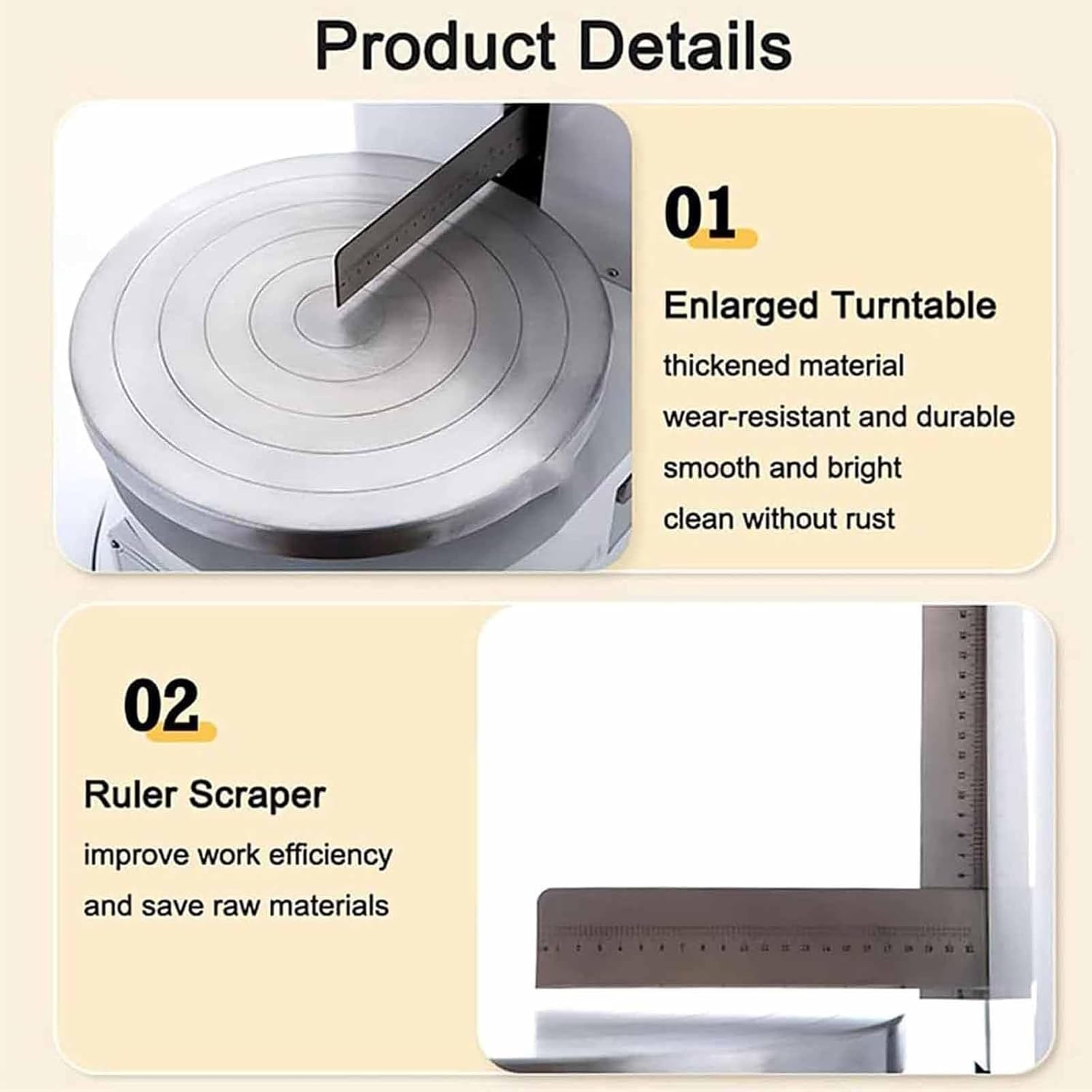 4-12 inch Automatic Cake Icing Machine, Birthday Cake Baking Tools Bakery Equipment, Cream Spreading Filling Coating Edge Smoothing Polisher for Dessert Shops and Households,Pink