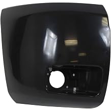 For SILVERADO 2500HD 3500HD 2007-2010 FRONT BUMPER CAP BLACK PAINTABLE WITH FOG LAMP HOLE MADE OF PLASTIC RH GM1017108