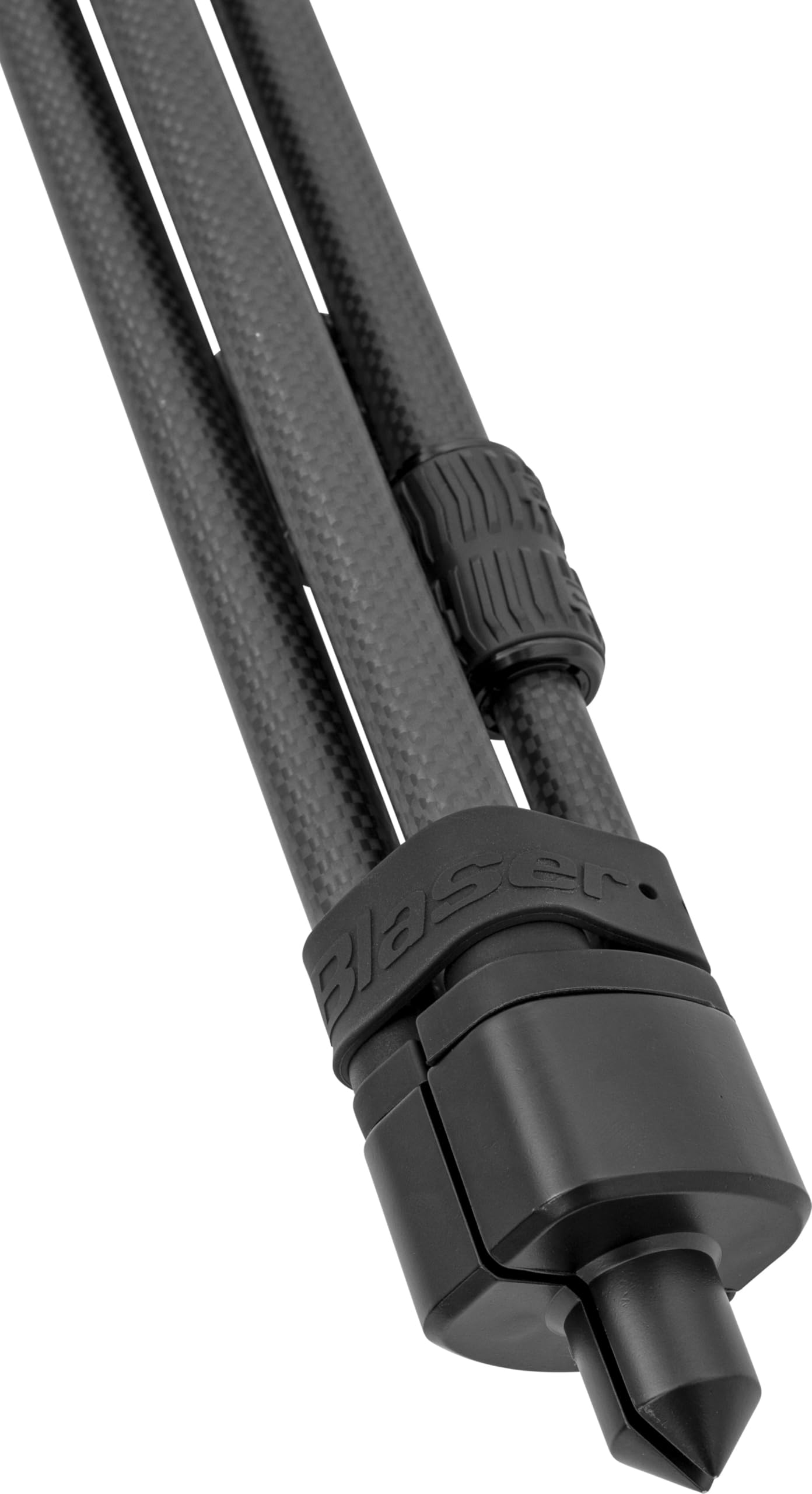 Blaser Carbon Zielstock 2.0 – leichter & starker Pirsch‑ und Drückjagdstab, 1,24–1,98 m verstellbar, drehbarer Pistolengriff, Selbstjustierung, inkl. Tasche