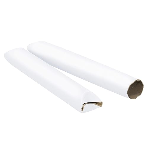 Miniatura 4 de Seleccione un tamaño Tubos de correo Aviditi de extremos plegados Blanco 50