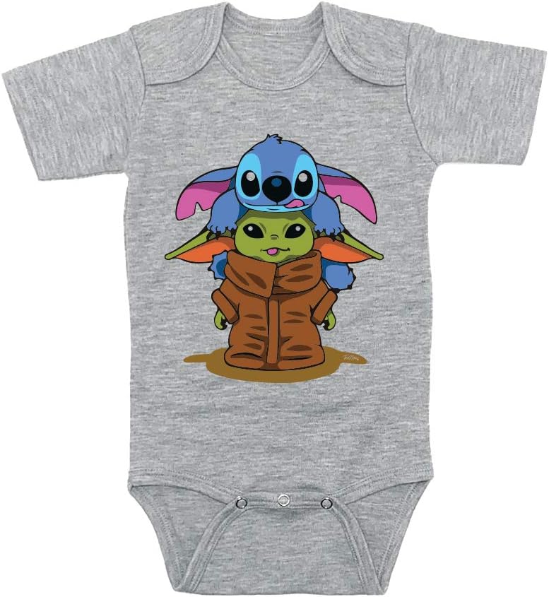 TeeNow - Fast Friends! - Yo-Stitch Inspired (Multiple-Designs) - Baby Infant Bodysuit - Boy/Girl