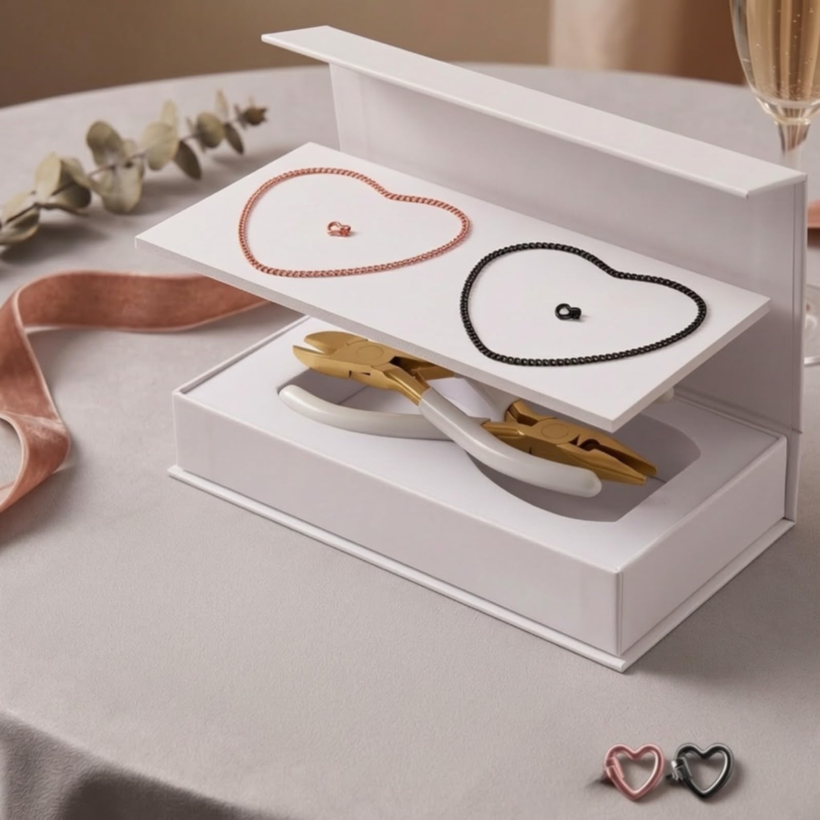 Wzmzjy Kit per Braccialetti con Pinze Pratico, color to 4, color to 4