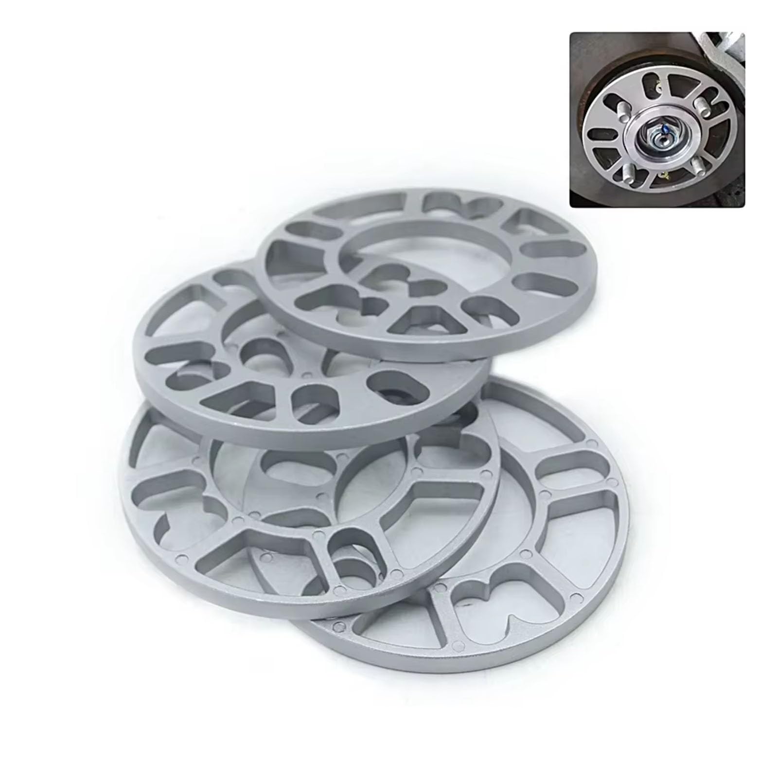 1PC 3/5/8/10mm Auto Rad Spacer Distanzscheiben Zubehör | Auto-Radabstandshalter, Radnabenadapter, Abstandshalter, Radnabenadapter(5mm)