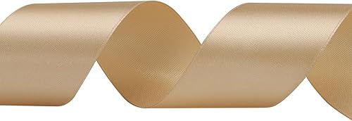 Miniatura 2 de Baocuan Rollo de cinta de satén de 50 yardas de cintas de tela sólidas para invitaciones de boda, ramos de novia, costura, decoraciones de fiesta,