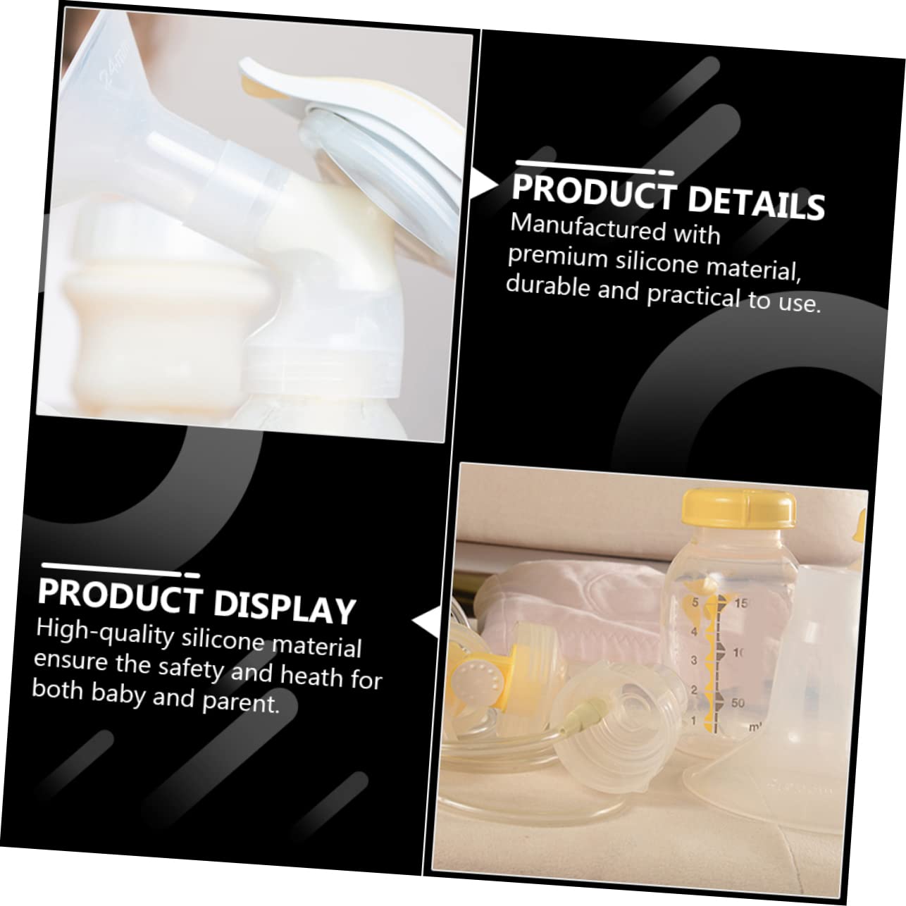 UPKOCH 50piezas Válvula Antirretorno Para Extractores De Leche Materna Accesorios De Bomba De Pecho Compatible Extractores De Usar y Transportar