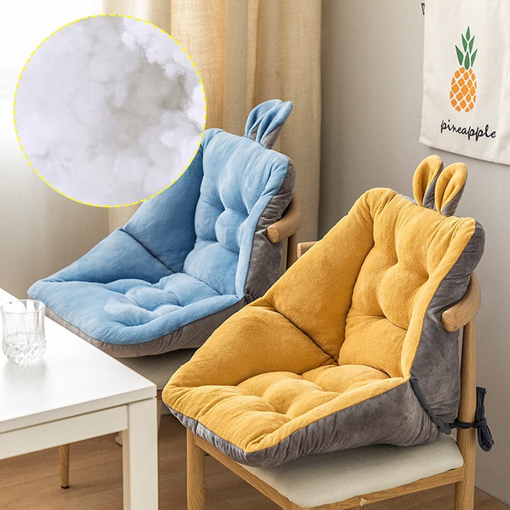 Cuscino da seduta con schienale in Coccyx ergonomico per alleviare i Mal de schiena, cuscino da auto, 45 x 45 cm, colore: Giallo