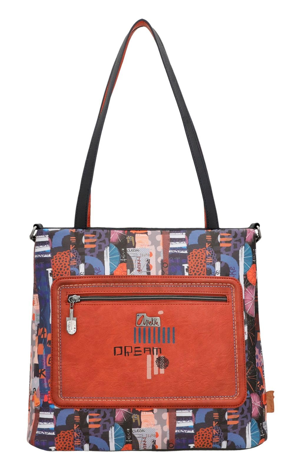 Anekke Sac à main Sac à épaule bandoulière Contemporary Bowling Bag Multicolor Multicolore