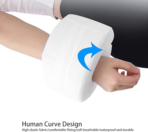 Miniatura 2 de FILFEEL 2 almohadas de elevación de pies, talón de tobillo, cuña elevadora, soporte de pie, cojín de tobillo para cama, dolor de pie, úlcera, pies