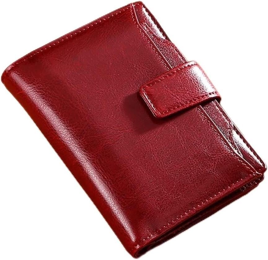 Women Wallet Leather Retro Girls Wallet Short Zipper Cute Small Coin Purse for Women