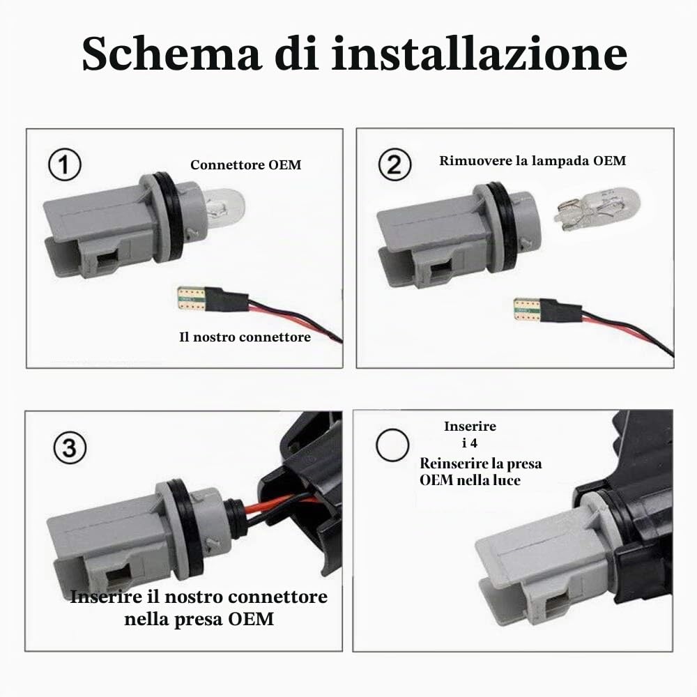 Indicatori di direzione laterali per auto - Nero - Coppia di fumé - Compatibile con BMW Mini Cooper F54 F55 F56 F57 2014-2020