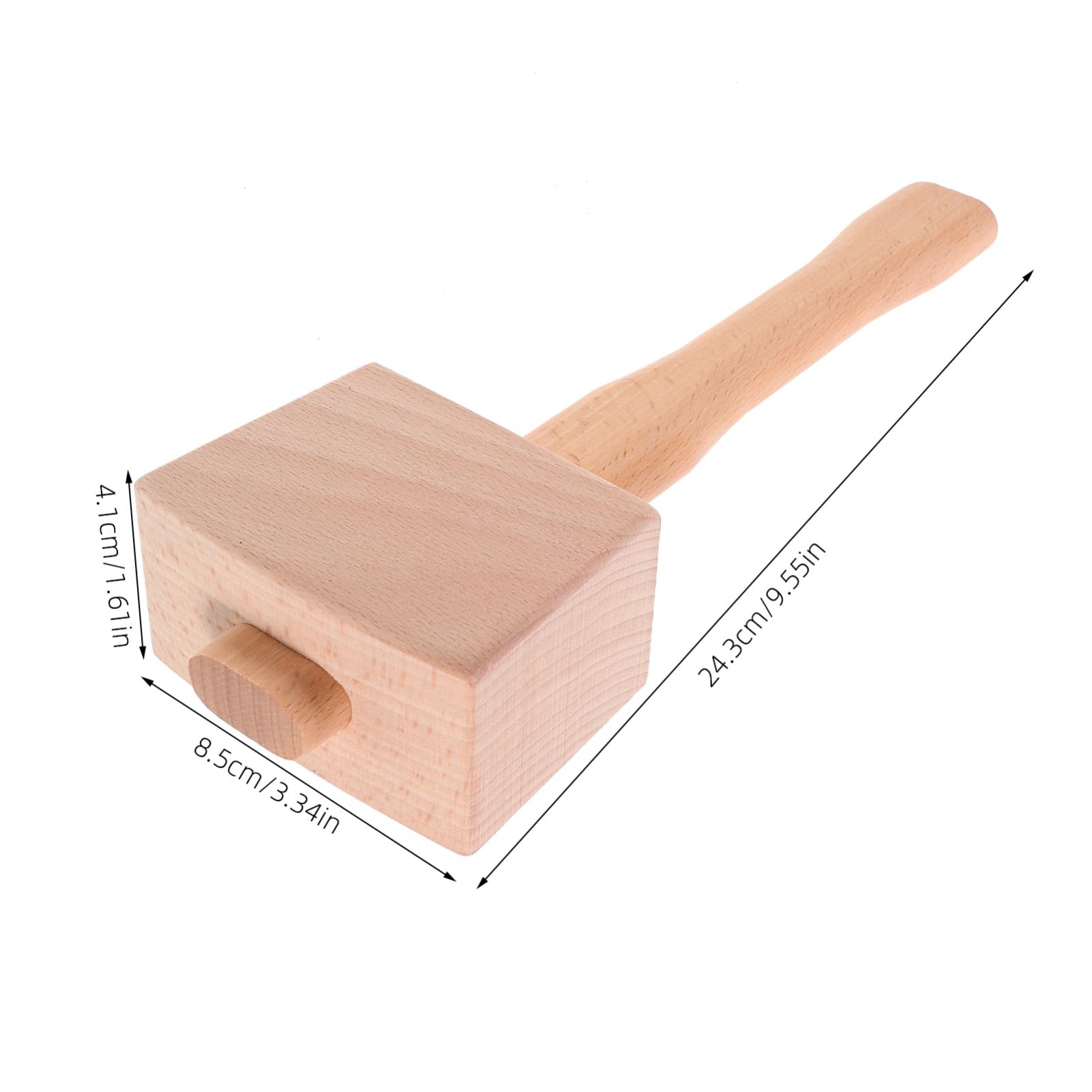 NAMOARLY Wood Carving Hammer for Working Tools Hand Meticulously Crafted Solid Wood Mallet for Woodworking and Renovations