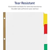 Avery® Big Tab Write & Erase Dividers, 5-Tab, Multicolor, 6 Sets – view 5