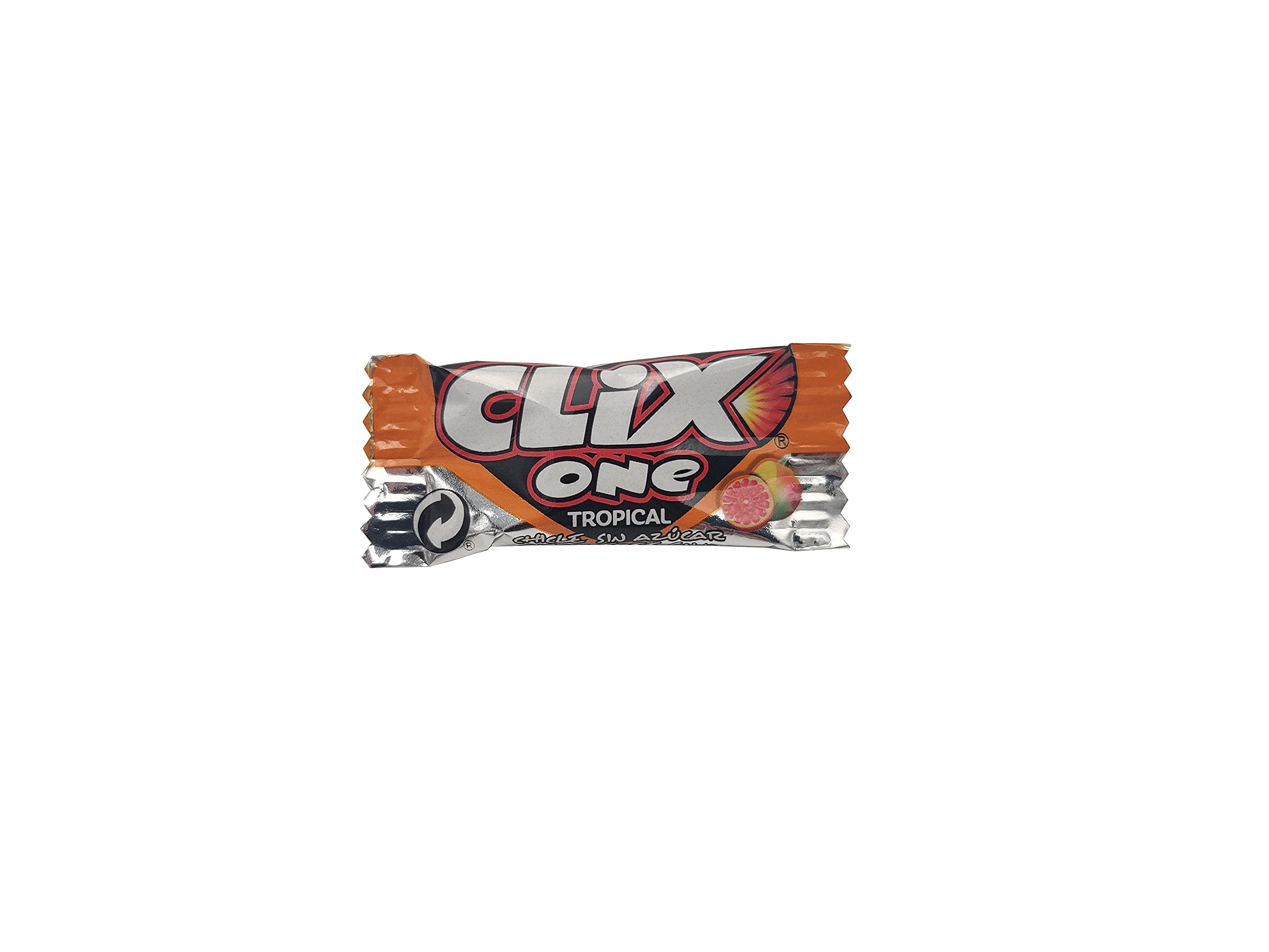 CLIX ONE TROPICAL Chicle sin azúcar Caja 200 unidades