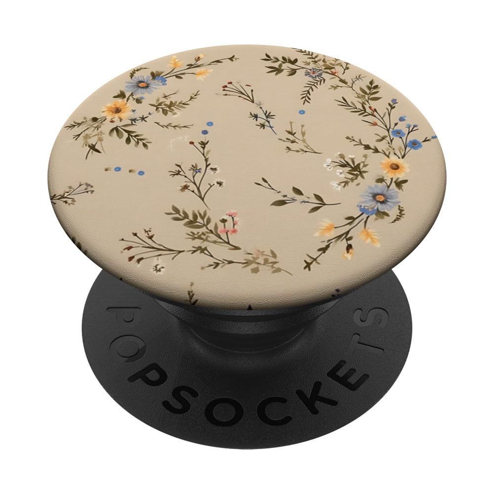 Mixed Flower Bouquet Floral Pattern Wildflowers PopSockets Adhesive PopGrip