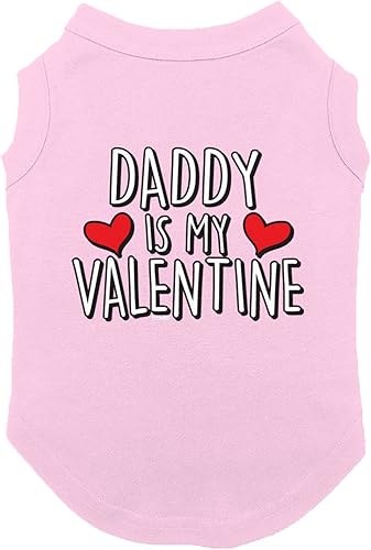 Miniatura 5 de Tcombo Mommy is My Valentine - Camisa para perro (rojo, talla S)