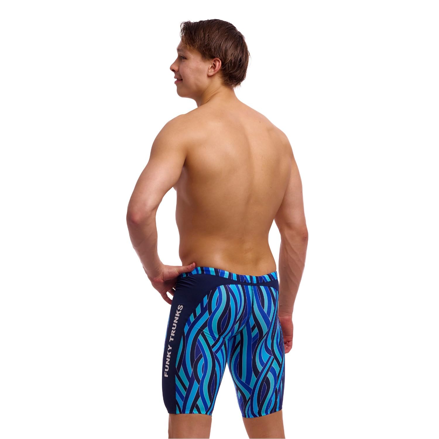 Funky Trunks Snork City Jammer Badehose Herren chlorresistent und schnelltrocknend, Größe:4