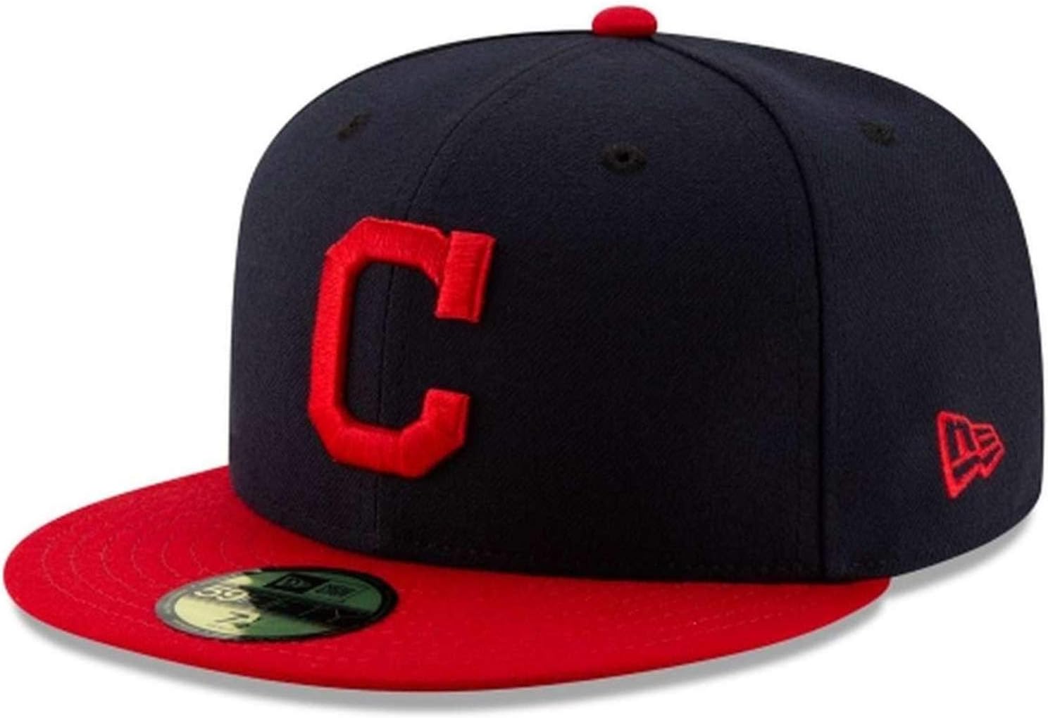 New Era 59Fifty Cap - Authentic Cleveland Indians Navy