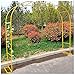 Produktbild AIpOGn Garten Hochzeits Bogen, Große Rosenbögen Partydekoration Aus 19mm Verzinktem Stahlrohr, Pergola-Arbor Für Kletterpflanzen-Unterstützung,Gold,286x220cm