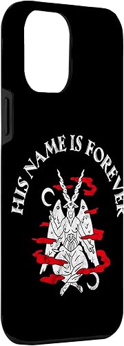 Miniatura 3 de Funda para iPhone 14 Pro Max Goth Gothic Ocultit Baphomet His Name Forever Grunge Lucifer