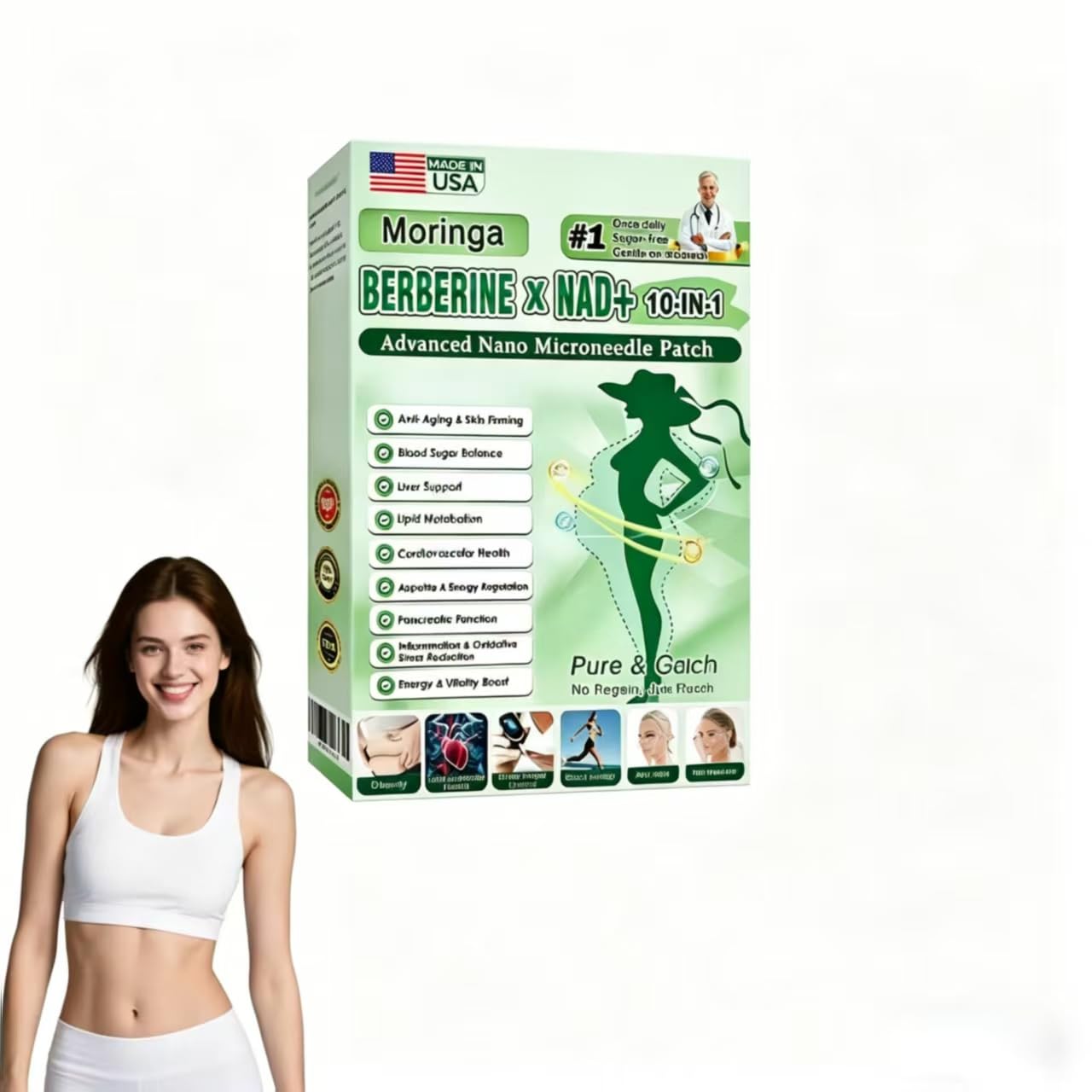 Amazon.co.jp: Moringa 10-in-1 ナノパッチ、2026 New Moringa