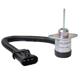 Fuel Shut Off Solenoid 1G925-60011 1503ES-12A5UC4S 6691313 6691498 for Bobcat Skid Steer 425 428 430 435 325 328 329 Bobcat Excavator S205 S510 S530 S130 S150 S160 S175 12V