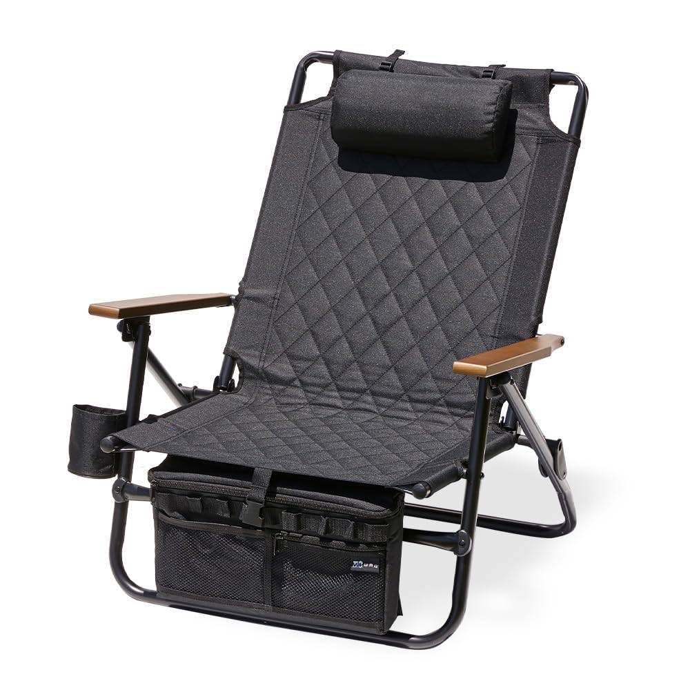 Amazon｜Reclining Low Chair リクライニングローチェア 折りたたみ