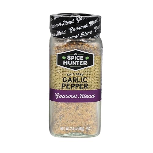 The Spice Hunter Pepper, mezcla de ajo, tarro de 2.4 onzas