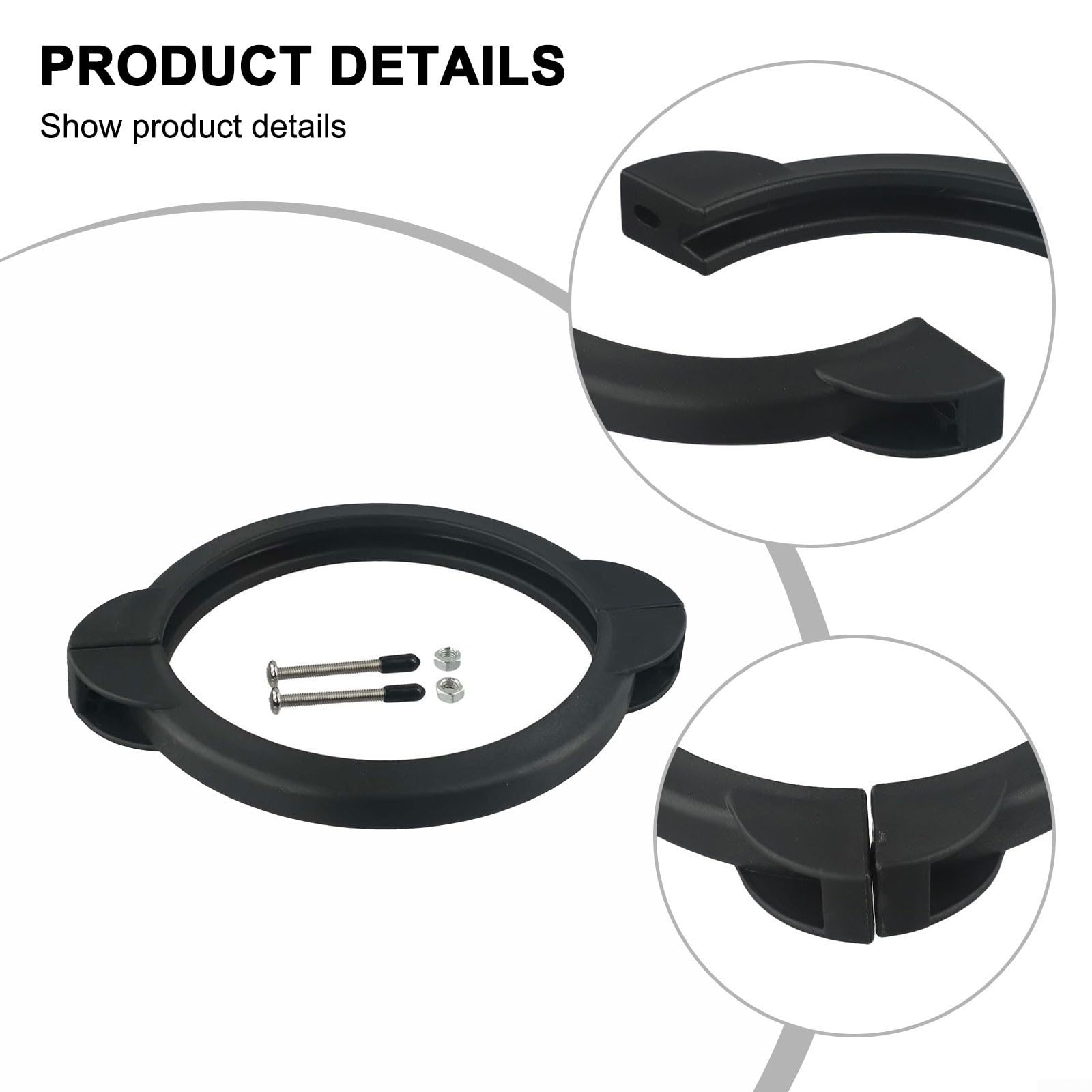 Kit Morsetto Per Pompa Filtro A Sabbia Intex 11380 - Anello Di Serraggio Con O-Ring E Viti Per Pompe Da 30,5 E 35,5 Cm (12" E 14") - Ricambio Piscina Fuori Terra