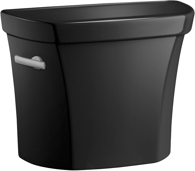 Tanque para sanitario Kohler Wellworth 1.6 Gpf negro miniatura 4