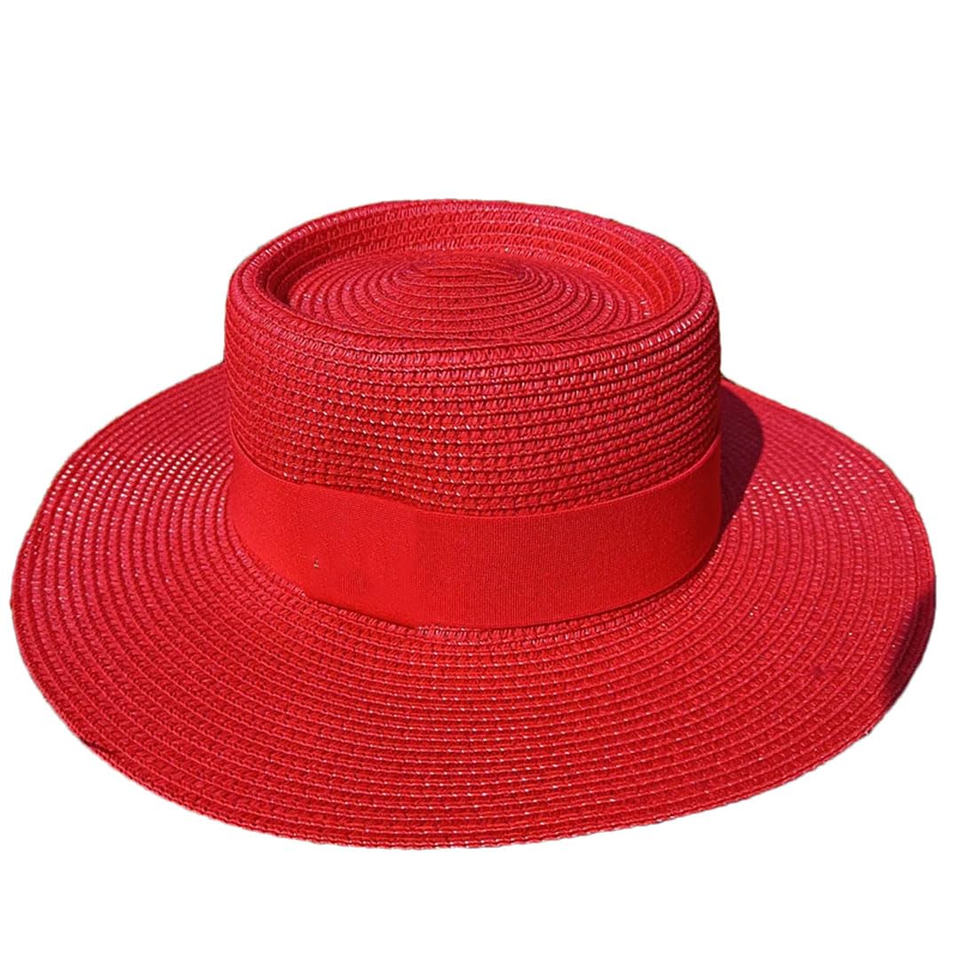 EYRMQWJPC Wide Brim Sun Hat, Women's Paper Straw Sun Hat Multicolor 55-58cm(7)