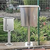 Weatherproof and Dustproof: This EV charger pedestal is designed for all weather conditions, providing robust protection against snow, rain, wind, and direct sunlight. Its durable construction ensures your charger remains safe from environmental dama...