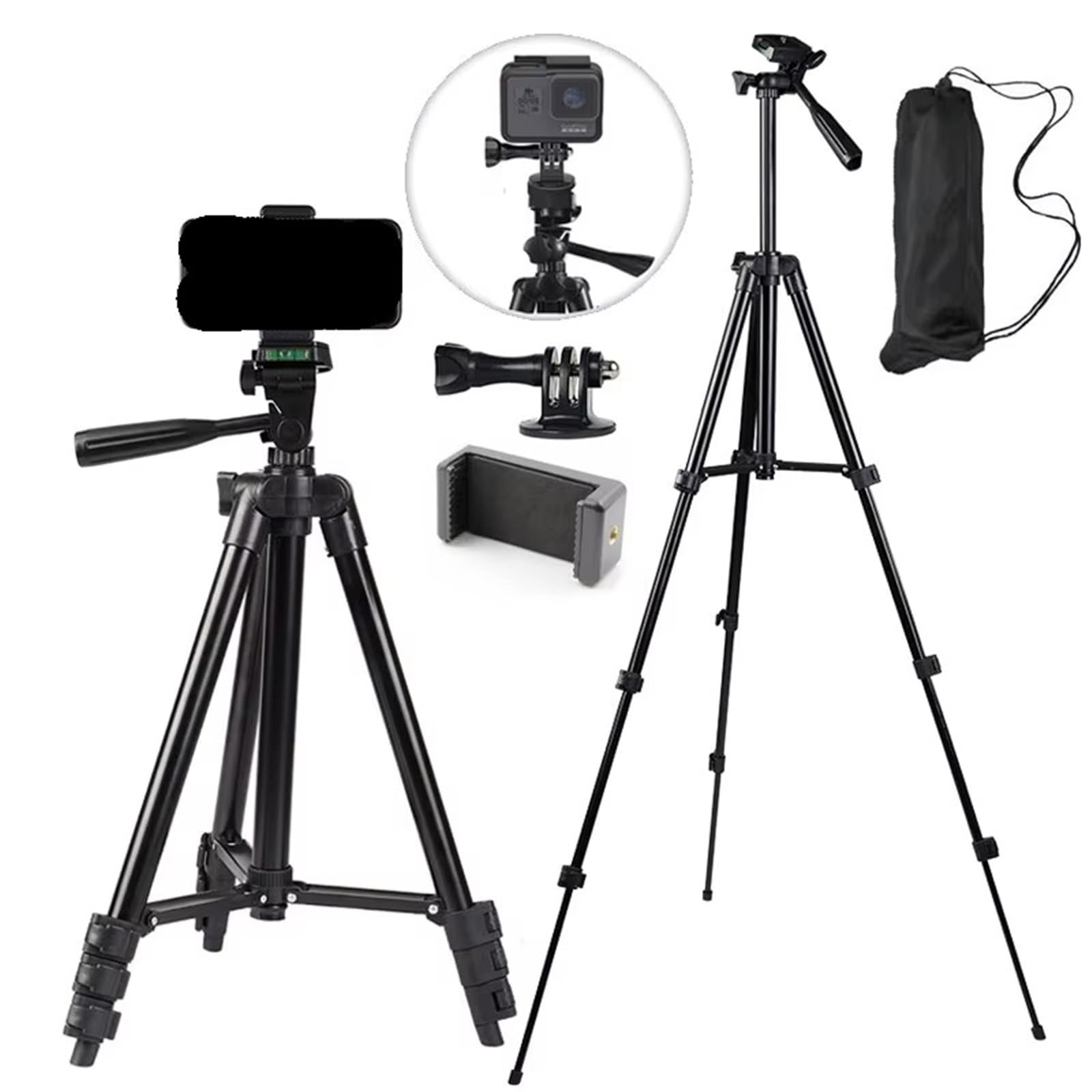 Tripode Trípode Universal for cámara de 100 cm, Ligero y for fotografía para Exteriores(Sliver)