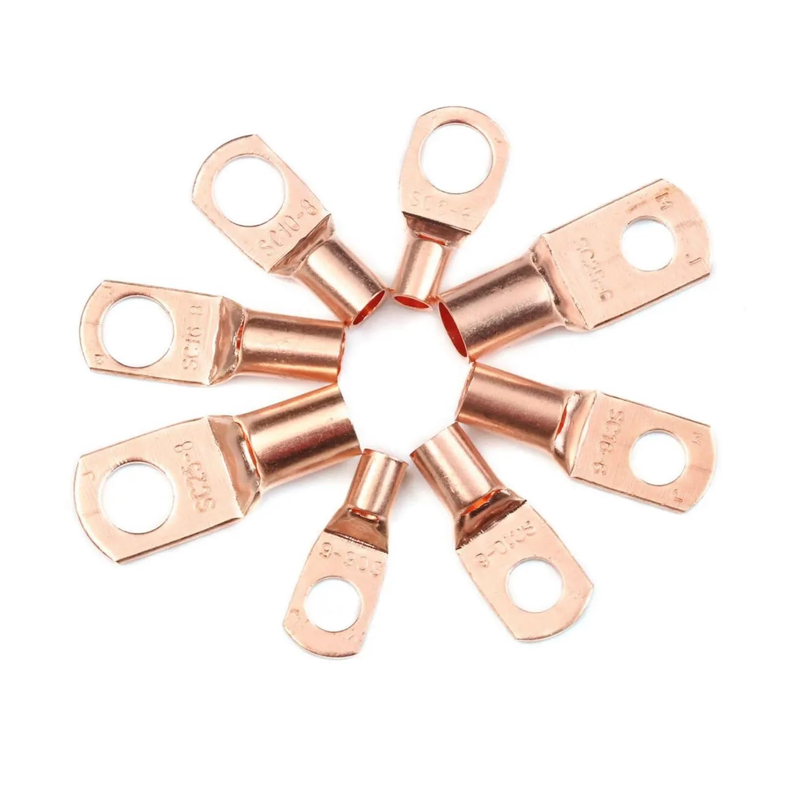 Kit Surtido de 170 terminales de crimpado for Cable de batería con Anillo de Cobre SC4-25, Conectores Soldados