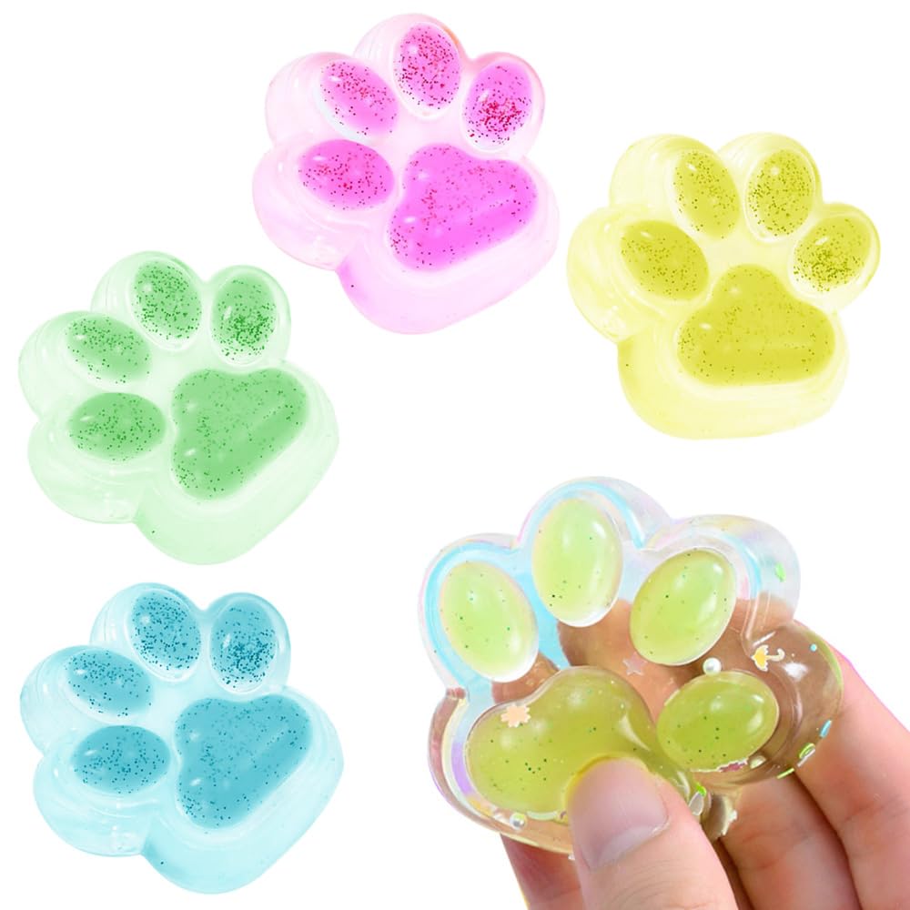 おまけあり☆Sサイズ スクイーズ Amazon | 4点セット スクイーズ 肉球 スクイーズ玩具 おもちゃ 猫 肉球