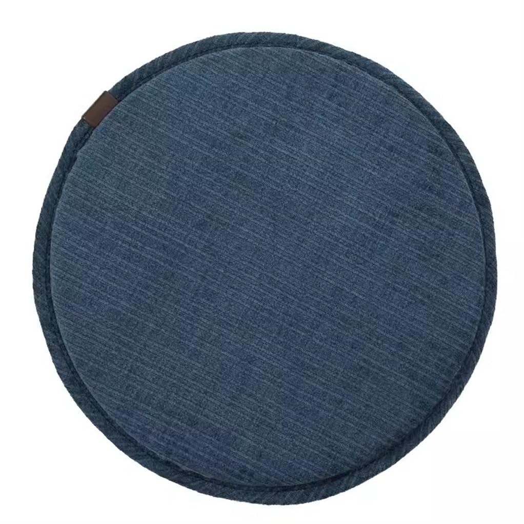 SVFOEBJM Chair Cushions for Dining Chairs Sponge Round Stool Cushion Non-Slip Round Chair Cushion/Seat Cushion with Ties